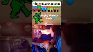 THE BUS KINGS especially enjoy singing The Grateful Dead 🎶 HE'S GONE 🎶 #acoustic #harmony #realduets