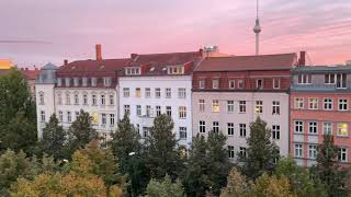 WOW:Berlin Sunset , Prenzlauer Berg, Central Berlin, View from My Balcony