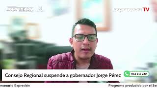 🚨#Urgente Consejo Regional de Lambayeque suspende a gobernador Jorge Pérez