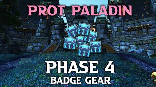 Phase 4 Prot Paladin New Badge of Justice Loot