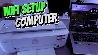 How To Connect HP DESKJET 3755e,3772e To WIFI| Connect HP Deskjet To WIRELESS Network