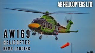 AW169 Helicopter HEMS EHAAT landing