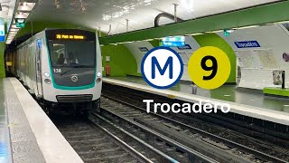 [Paris] Métro 9 (MF01 STIF) – Trocadéro