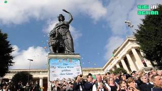 "Unter der Bavaria" Impressionen vom Standkonzert der Wiesn-Kapellen 2015 @ Oktoberfest 2015