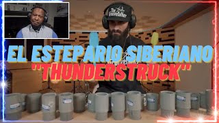 Drummer Reacts - El Estepario Siberiano "Thunderstruck By AC/DC" #elestepariosiberiano