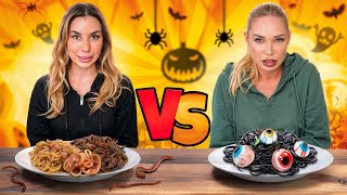 OIKEA RUOKA VS HALLOWEEN RUOKA - HAASTE 🎃🥣  | HALLOWEEN SPESSU 5