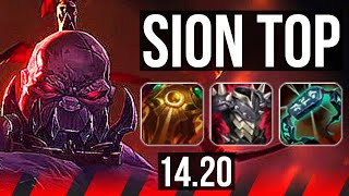 SION vs YASUO (TOP) | 7/2/16 | EUW Master | 14.20