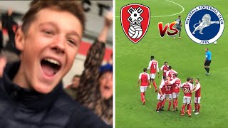 WE DONE IT AGAIN *VLOG* Rotherham vs Millwall