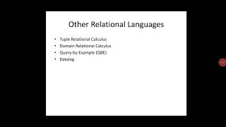 Relational Calculus