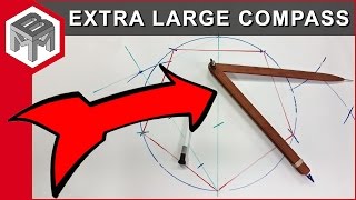 How To Make An Extra Large Compass - Quick and Easy