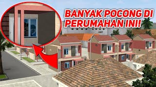 Banyak easter egg pocong di perumahan ini!😱... | Easter egg bussid