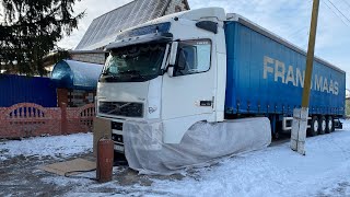 Сорвал погрузку. Не заводится Вольво и пропало сцепление.#volvo#дальнобой#морозы#сцепление