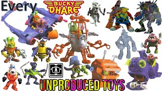 Every Unproduced Hasbro Bucky O'Hare Action Figure Comparison List