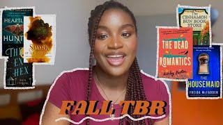 my *very ambitious* fall TBR📔🍂🧡