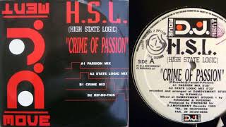 High State Logic - Crime Of Passion (Vinyl, 12", 33 ⅓ RPM, 1994)