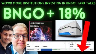 ARK talks OGM! HUGE BNGO has MORE Institutional investors + new connections! BNGO news, bngo stock