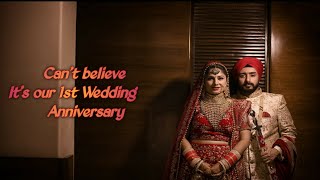 Journey of our 1st #weddinganniversary l  ❤️Suman and harsh #suharsh