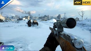 Lady Nightingale Defeat Steiner - Stalingrad 1943 Sniper Mission Call of Duty Vanguard #PS5 Gameplay