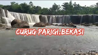 PERJALANAN MENUJU wisata CURUG PARIGI BEKASI