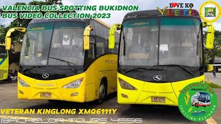 Valencia Bus Spotting Bukidnon, Bus Video Collection Bachelor Tours 4556 Veteran Kinglong XMQ6111Y.