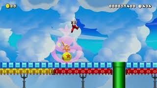 NSMB4 2-Airship by Klungo48 🌎World Record! 🍄Super Mario Maker 2 ✹Switch✹ No Commentary #cxc