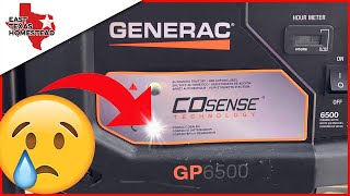 Solved - My Generator Starts But Won't Stay Running (GENERAC COSense GB6500)