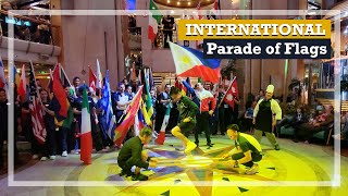 International Flags Parade | Cruise Ship Crew