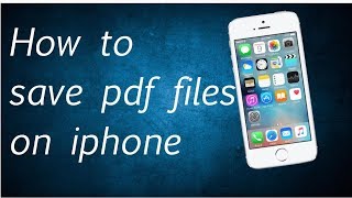 Covert or save web page as PDF on iPhone