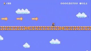 Super Mario Maker | Captain Falcon Speedway (Easy)