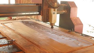 Fully Automated Wood Curving 3D Designing CNC Machine / Small Scale IndustrY