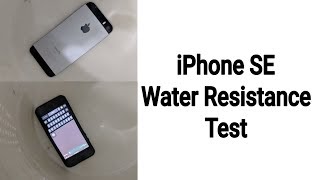 Water Resistance test iPhone SE #iPhoneSE