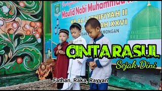 Shalawat Badar. Cinta rasul sejak Dini. Fathan Raka Rayyan