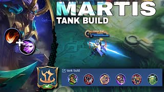 MARTIS TANK BUILD EXECUTE AND ULTIMATE COMBO 2022 #mobilelegends  #mlbbcreatorcamp #martiszodiac