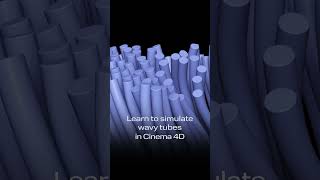 Learn to simulate wavy tubes in Cinema 4D