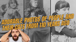 Adorable Photos of People and Their Cats from 110 Years Ago