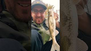 Beautiful colors on this Sauger!