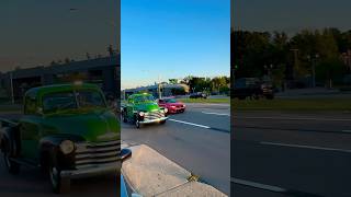 BEAUTIFUL 1950’s Chevy Truck Rollin Down Woodward AVE #michigan #classic #truck