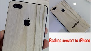 Realme Phone Covered in IPhone 7+8+Xs Max Apple Lamination Trick