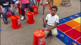 Incredibly Talented WFES Bucket Drummers