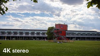 Walking in Paris – La Villette Part 2 (4K, Stereo Sounds)