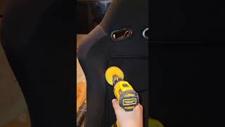 Drift Sim Seat Cleaning! #drifting #racing  #racingsim  #cleaning #diy #asmr