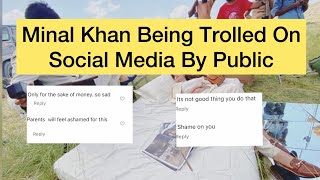 Public Reacts on Minal Khan’s Bold Photoshoot