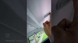 Tesla NEW Model Y Electric Sunshade! #tesla #modely #modelyperformance #shorts #summer #hot