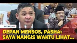 Raker DPR dengan Kemensos, Pasha : Saya Nangis