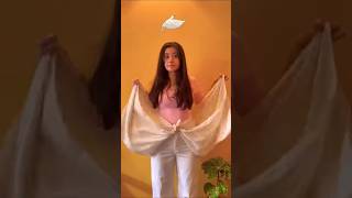 Trying this Viral Dupatta Hack Awesome Must Try Hack Works! 700 #ashortaday#creating forindia