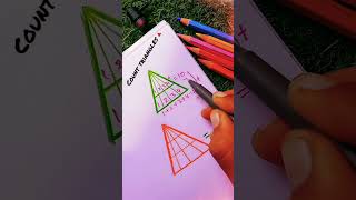 Count🔺 triangles#tricks #mathsshorts #youtubeindia