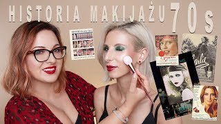 HISTORIA MAKIJAŻU: Lata 70s z Dominiką Malisz ❤️ | The Glam Devil