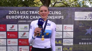 #EuroTrack24 Jun/U23 | Joelle Amelie Messemer interview