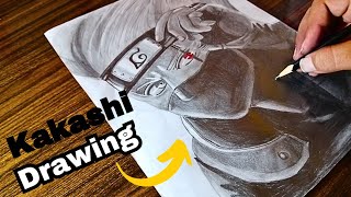 Drawing Kakashi From Anime | Besto art