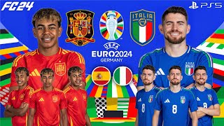 FC 24 - Spain vs Italy - UEFA EURO2024 - GroupStage MatchDay 2 Match - Group B - PS5[4K60]